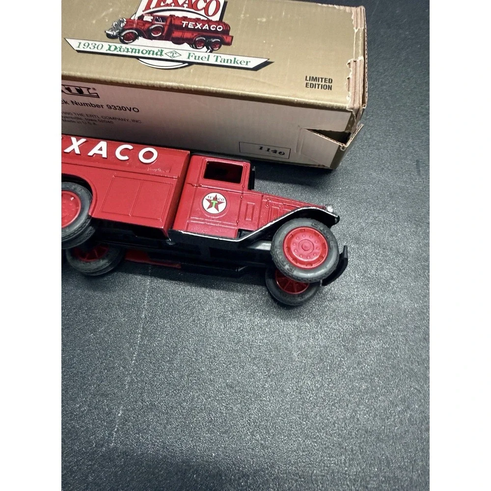 Texaco 1930 Diamond Fuel Tanker Truck Bank Ertl Series 7 Diecast w‎ Box (m14)